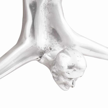 Scultura Argento 22 x 8 x 25 cm Alluminio