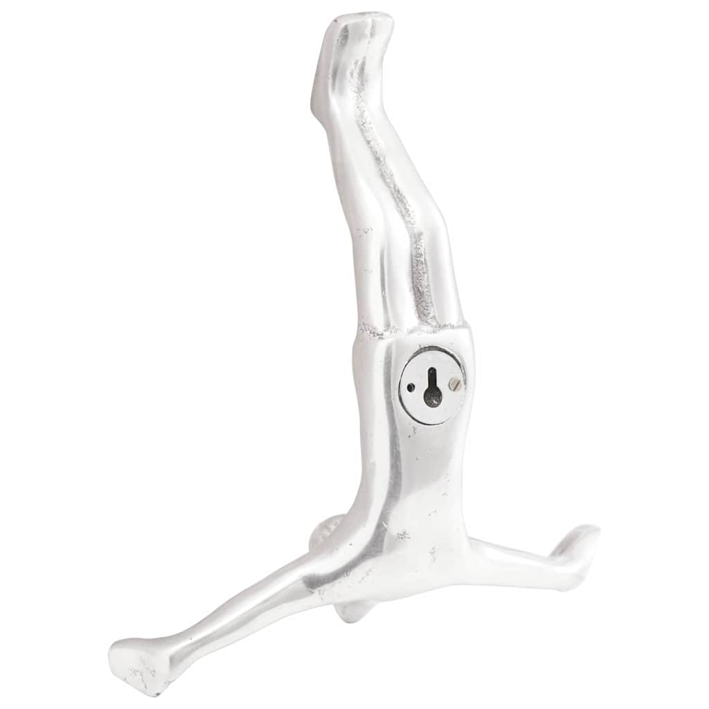Scultura Argento 22 x 8 x 25 cm Alluminio