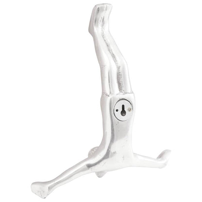 Scultura Argento 22 x 8 x 25 cm Alluminio