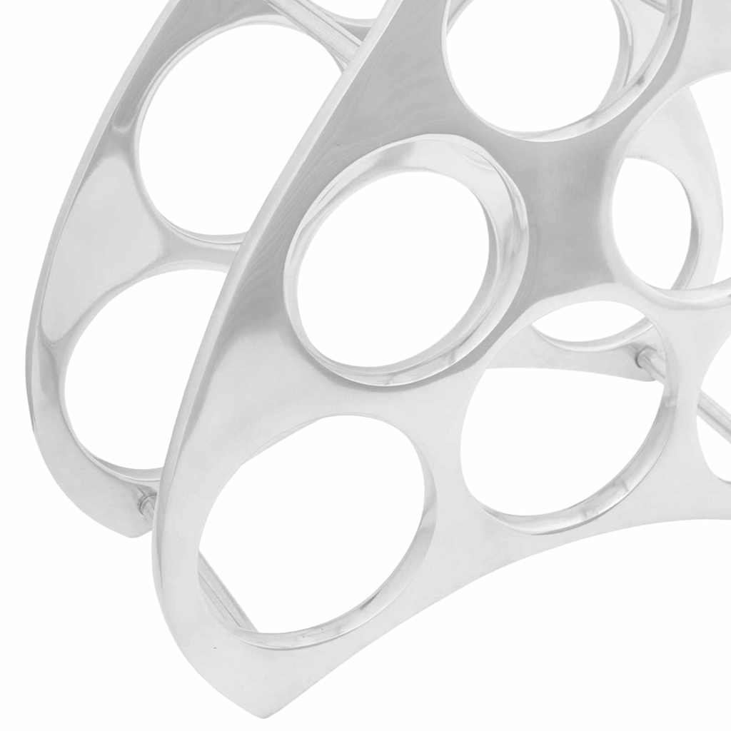 Portabottiglie Argento 32 x 14 x 37.5 cm Alluminio