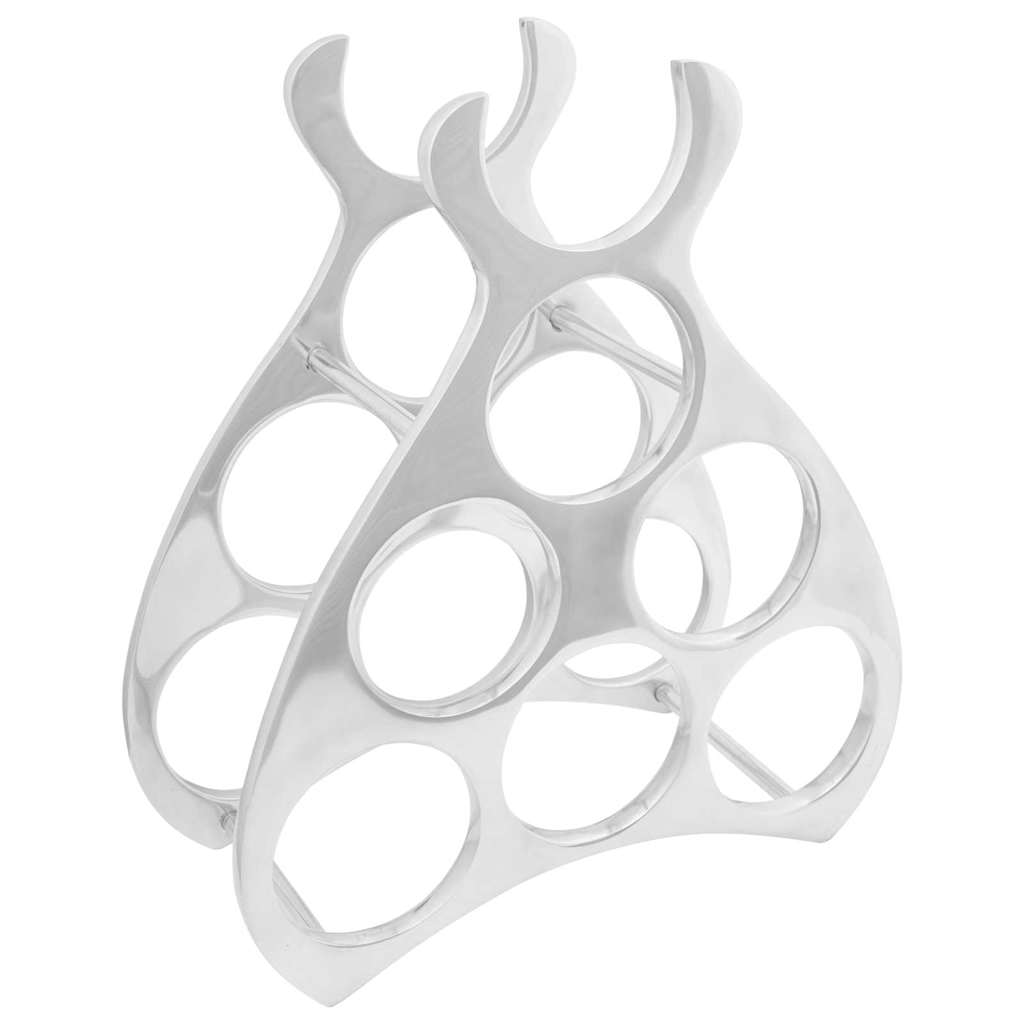 Portabottiglie Argento 32 x 14 x 37.5 cm Alluminio