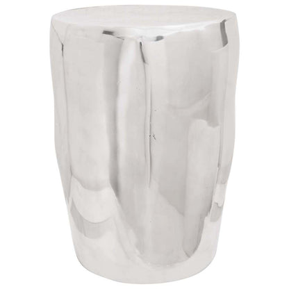 Pouf Argento Alluminio