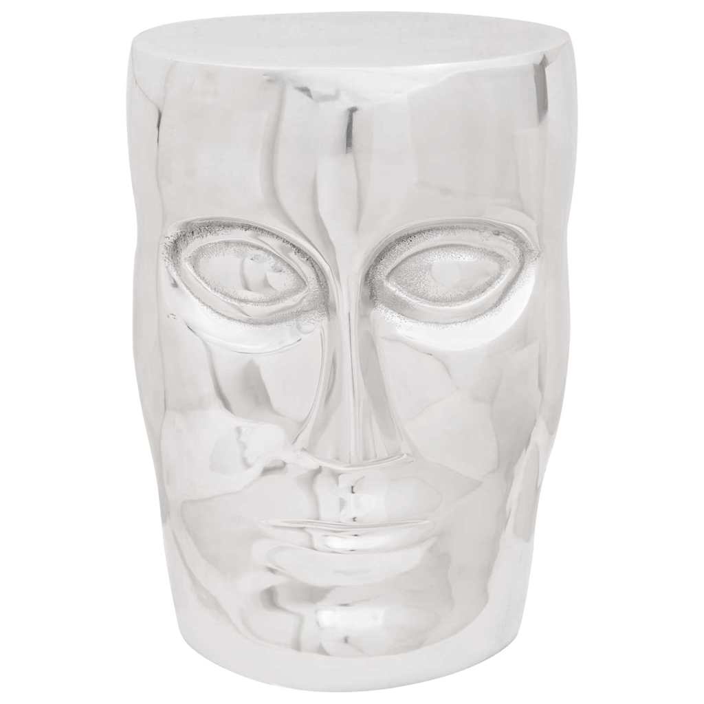 Pouf Argento Alluminio