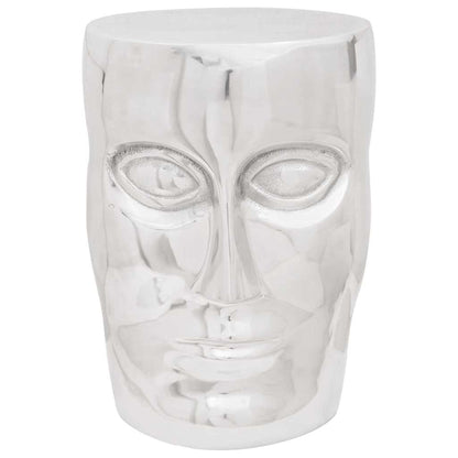 Pouf Argento Alluminio