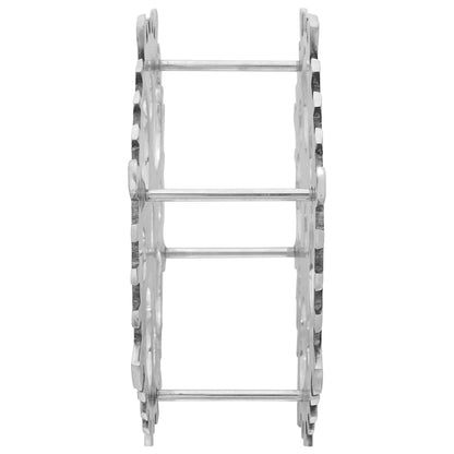 Portabottiglie Argento 39 x 14 x 39 cm Alluminio