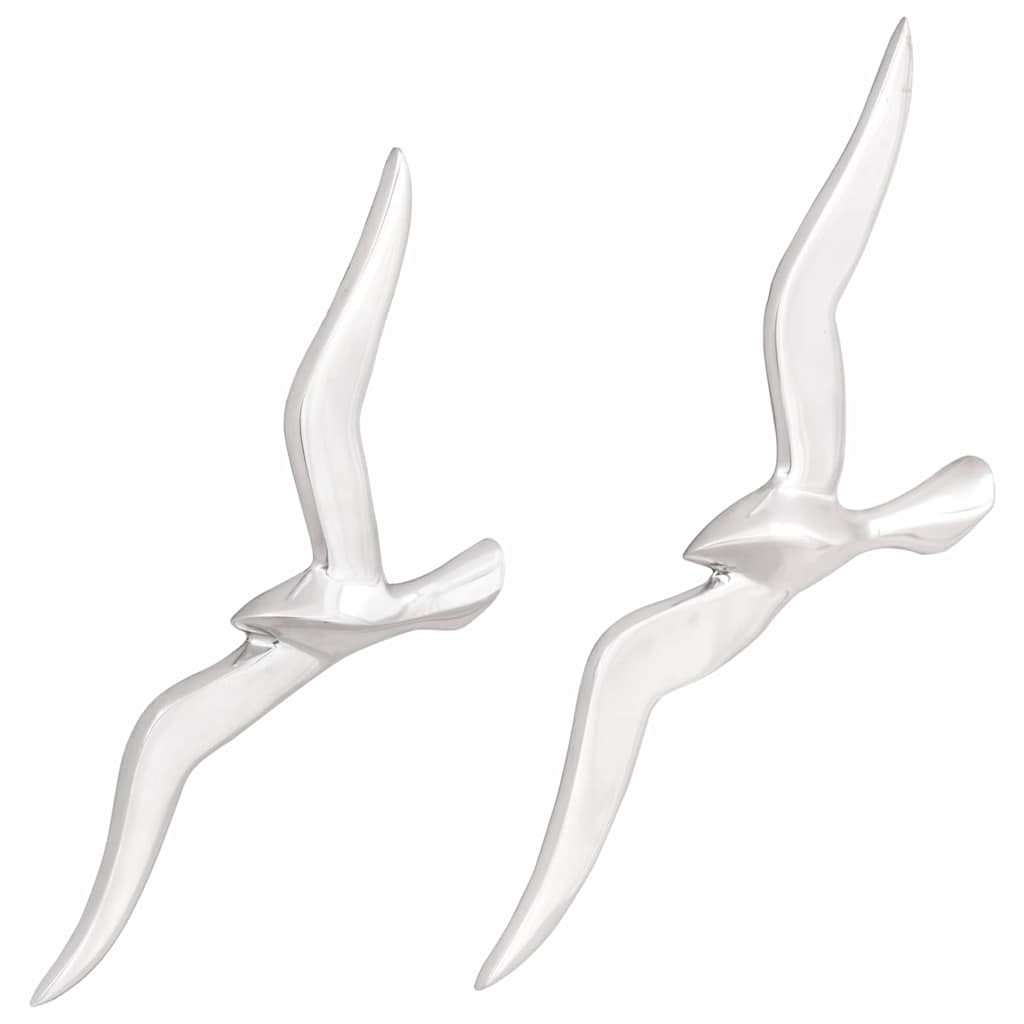 Gabbiano 2 pcs Argento Alluminio