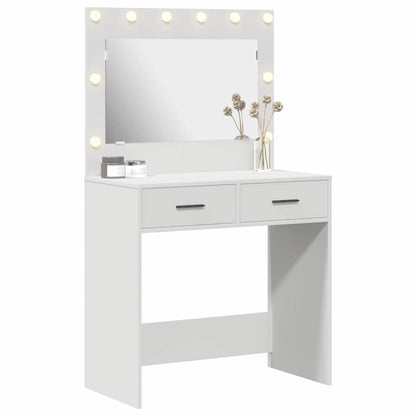 Tavolo da Trucco Bianco 78,5 x 41 x 135 cm Legno multistrato