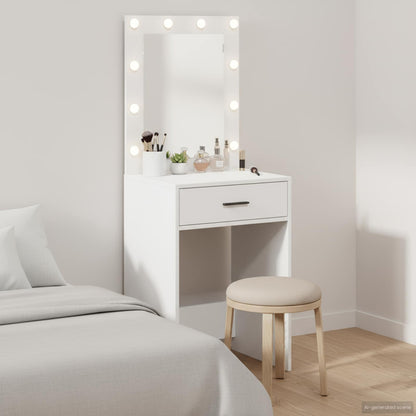 Tavolo da Trucco Bianco 50 x 41 x 135 cm Legno multistrato