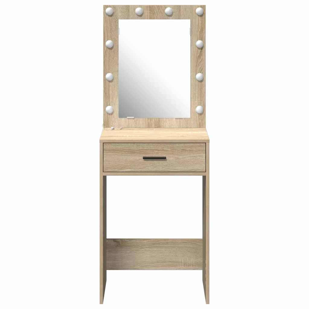 Tavolo da Trucco con cassetto Rovere Sonoma 50 x 41 x 135 cm