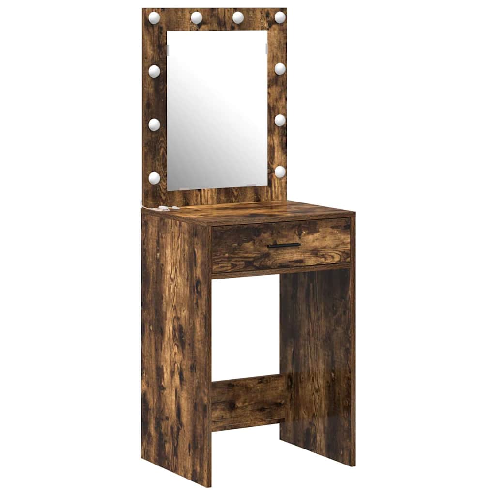 Tavolo da Trucco Rovere fumÃ© 50 x 41 x 135 cm Legno multistrato