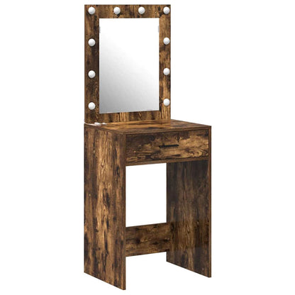 Tavolo da Trucco Rovere fumÃ© 50 x 41 x 135 cm Legno multistrato