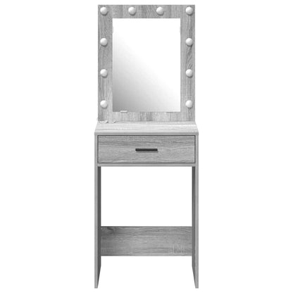 Tavolo da Trucco con cassetto Grigio Sonoma 50 x 41 x 135 cm