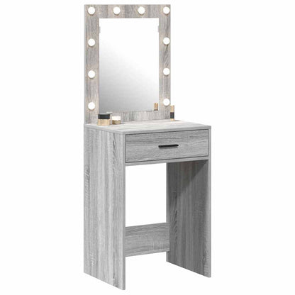 Tavolo da Trucco con cassetto Grigio Sonoma 50 x 41 x 135 cm