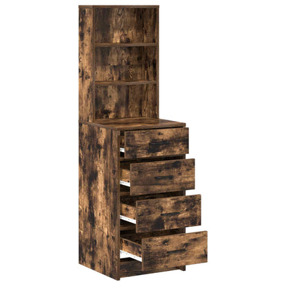 Credenza Rovere fumo 40 x 41 x 135 cm Legno multistrato