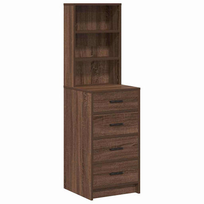 Credenza Rovere marrone 40 x 41 x 135 cm Legno multistrato