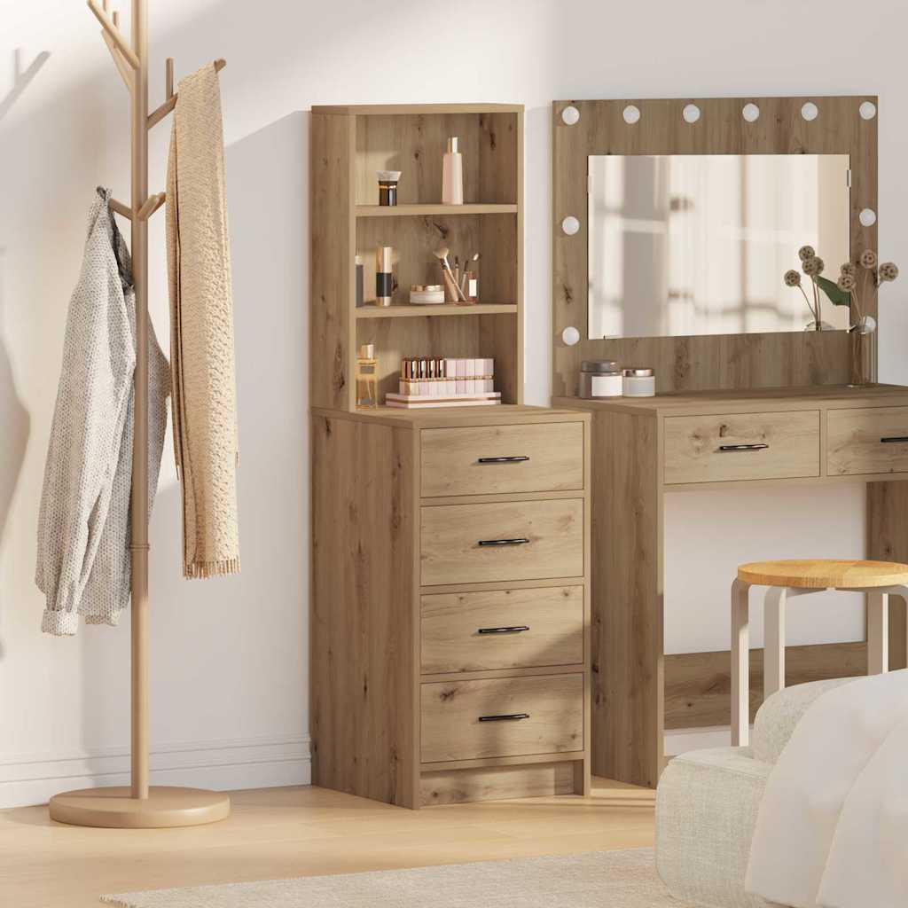 Credenza rovere artigianale 40 x 41 x 135 cm Legno multistrato
