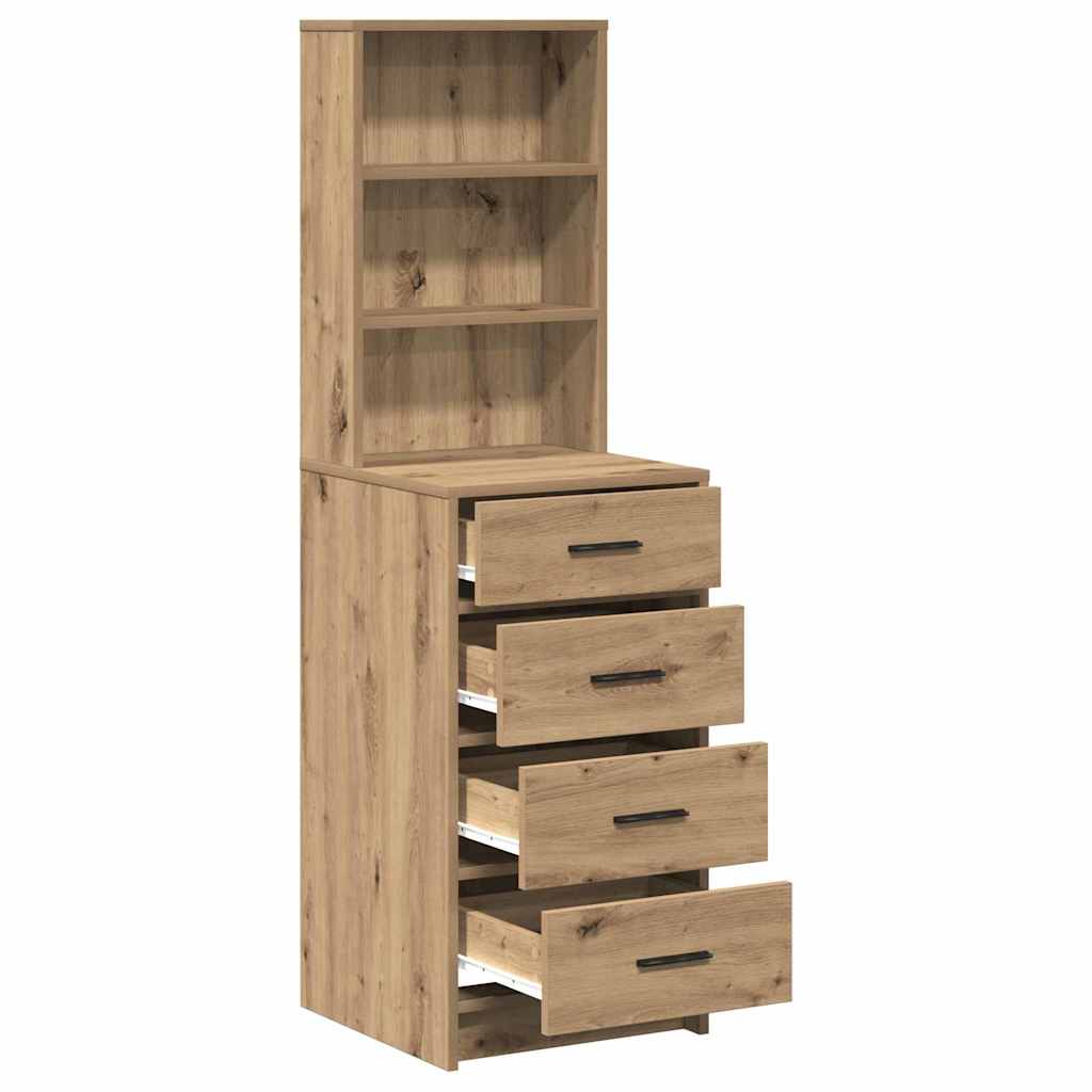 Credenza rovere artigianale 40 x 41 x 135 cm Legno multistrato