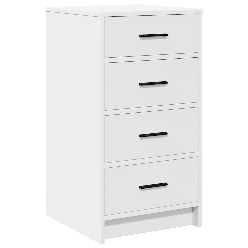Credenza con cassetto Bianco 40 x 41 x 75 cm Legno multistrato