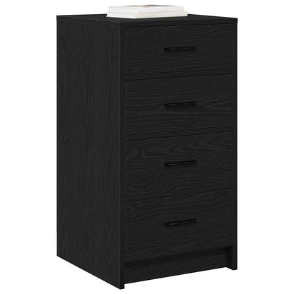Credenza Rovere nero 40 x 41 x 75 cm Legno multistrato