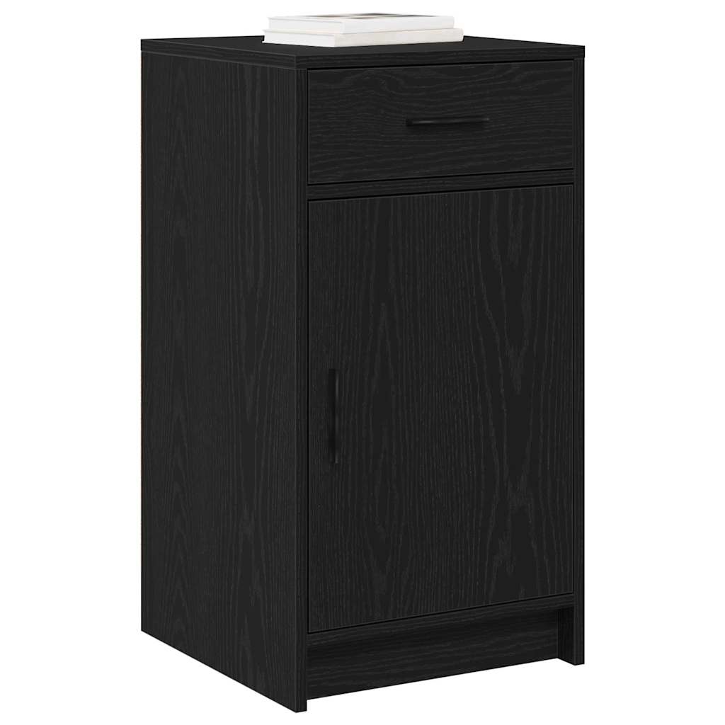 Credenza Rovere Nero 40 x 40.5 x 75 cm Legno multistrato