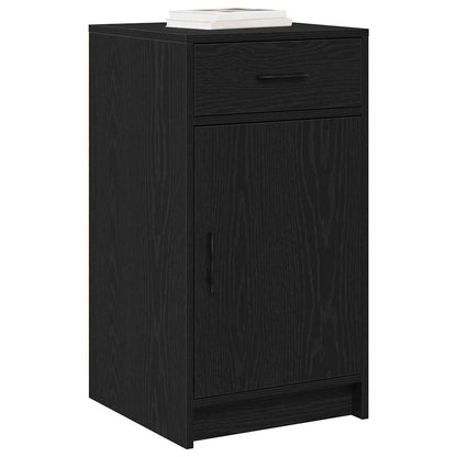 Credenza Rovere Nero 40 x 40.5 x 75 cm Legno multistrato