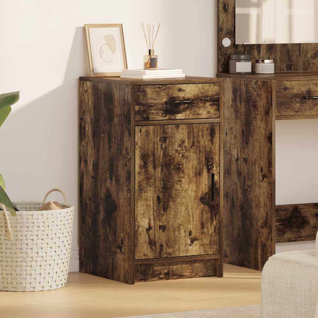 Credenza Rovere fumÃ© 40 x 40.5 x 75 cm Legno multistrato