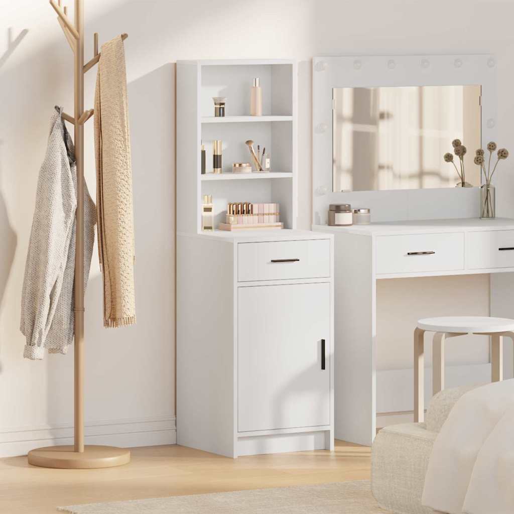 Credenza Bianco 40 x 40,5 x 135 cm Legno multistrato