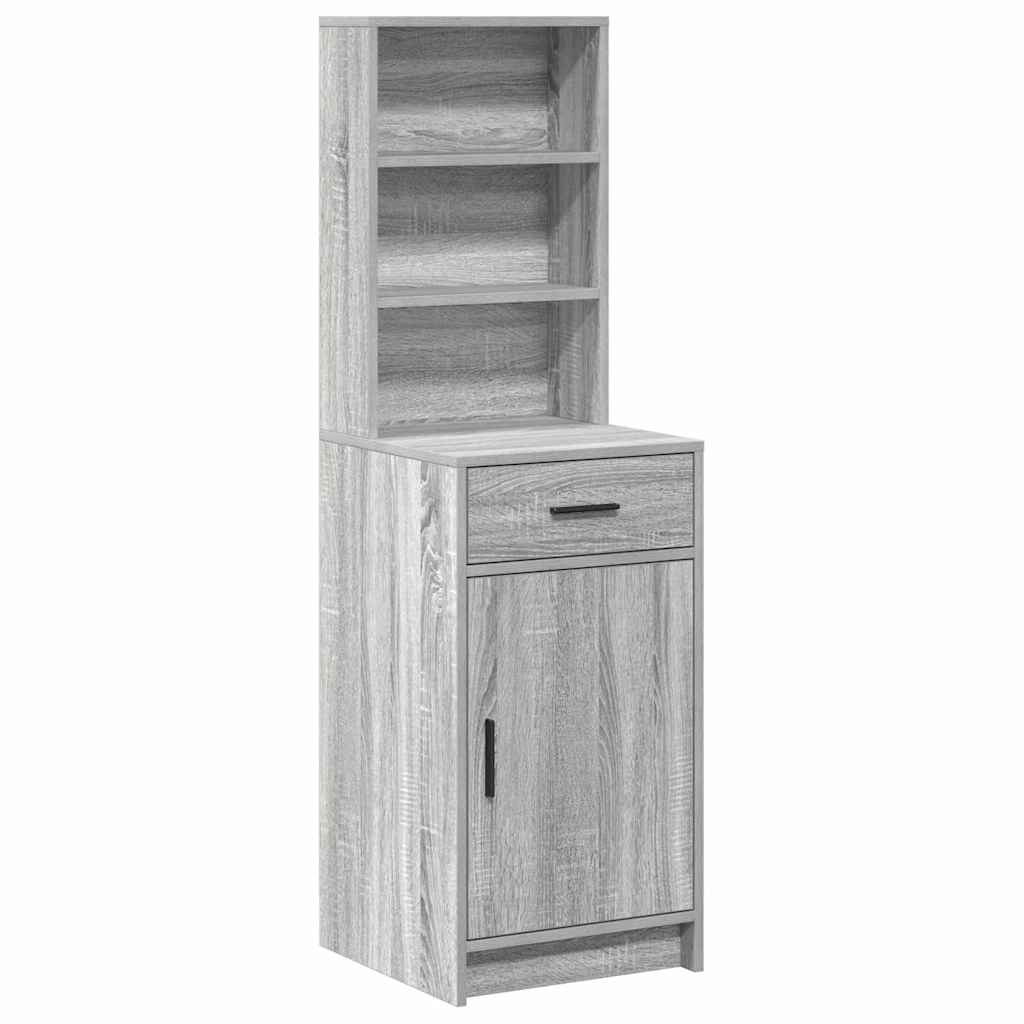 Credenza Grigio Sonoma 40 x 40,5 x 135 cm Legno multistrato