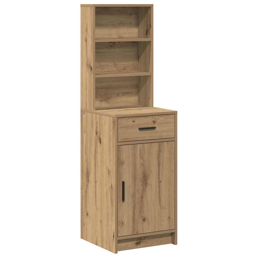 Credenza con cassetto Rovere artigianale 40 x 40,5 x 135 cm