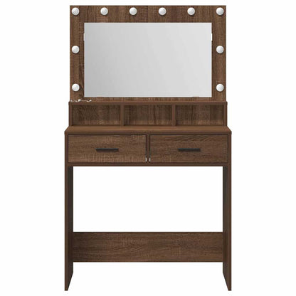 Tavolo da Trucco con cassetto Rovere Marrone 79 x 41 x 135 cm