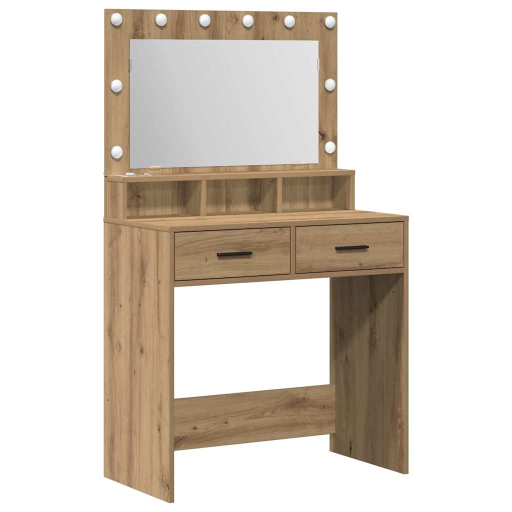 Tavolo da Trucco Rovere artigianale 79 x 41 x 135 cm