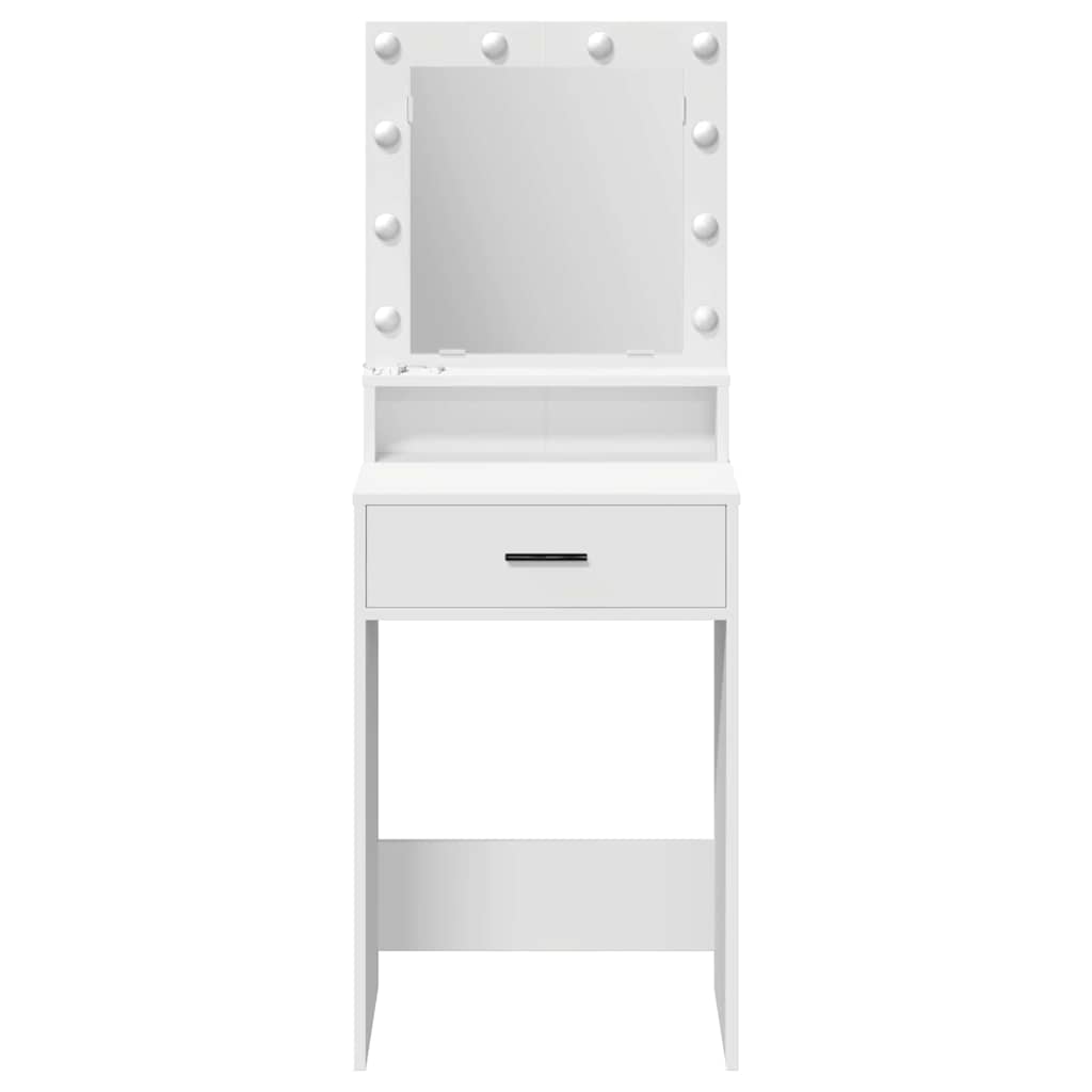 Tavolo da Trucco Bianco 50 x 41 x 135 cm Legno multistrato