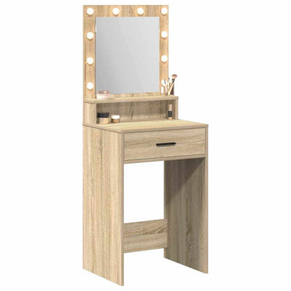 Tavolo da Trucco con cassetto Rovere Sonoma 50 x 41 x 135 cm