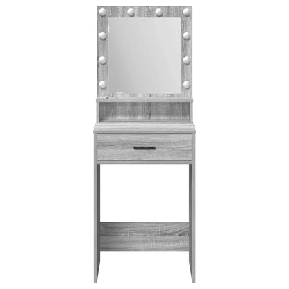 Tavolo da Trucco con cassetto Grigio Sonoma 50 x 41 x 135 cm