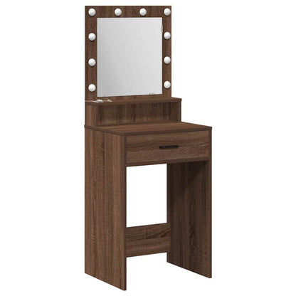 Tavolo da Trucco con cassetto Rovere Marrone 50 x 41 x 135 cm