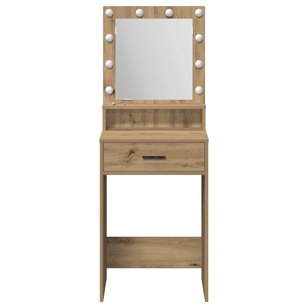 Tavolo da Trucco Rovere artigianale 50 x 41 x 135 cm