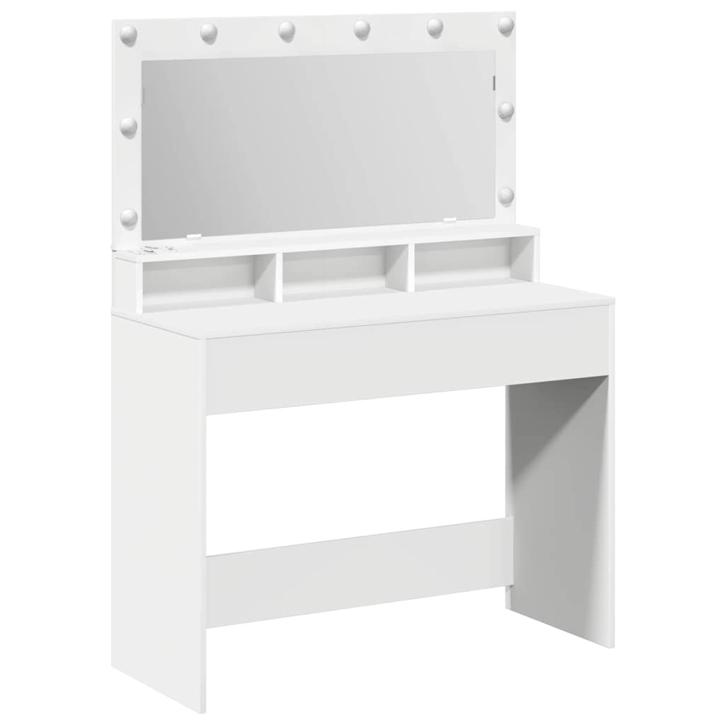 Tavolo da Trucco Bianco 100 x 41 x 135 cm Legno multistrato