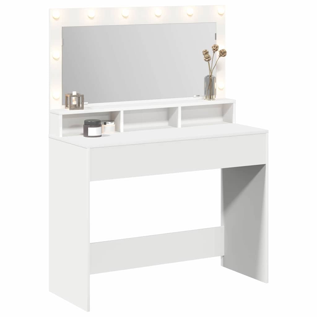 Tavolo da Trucco Bianco 100 x 41 x 135 cm Legno multistrato