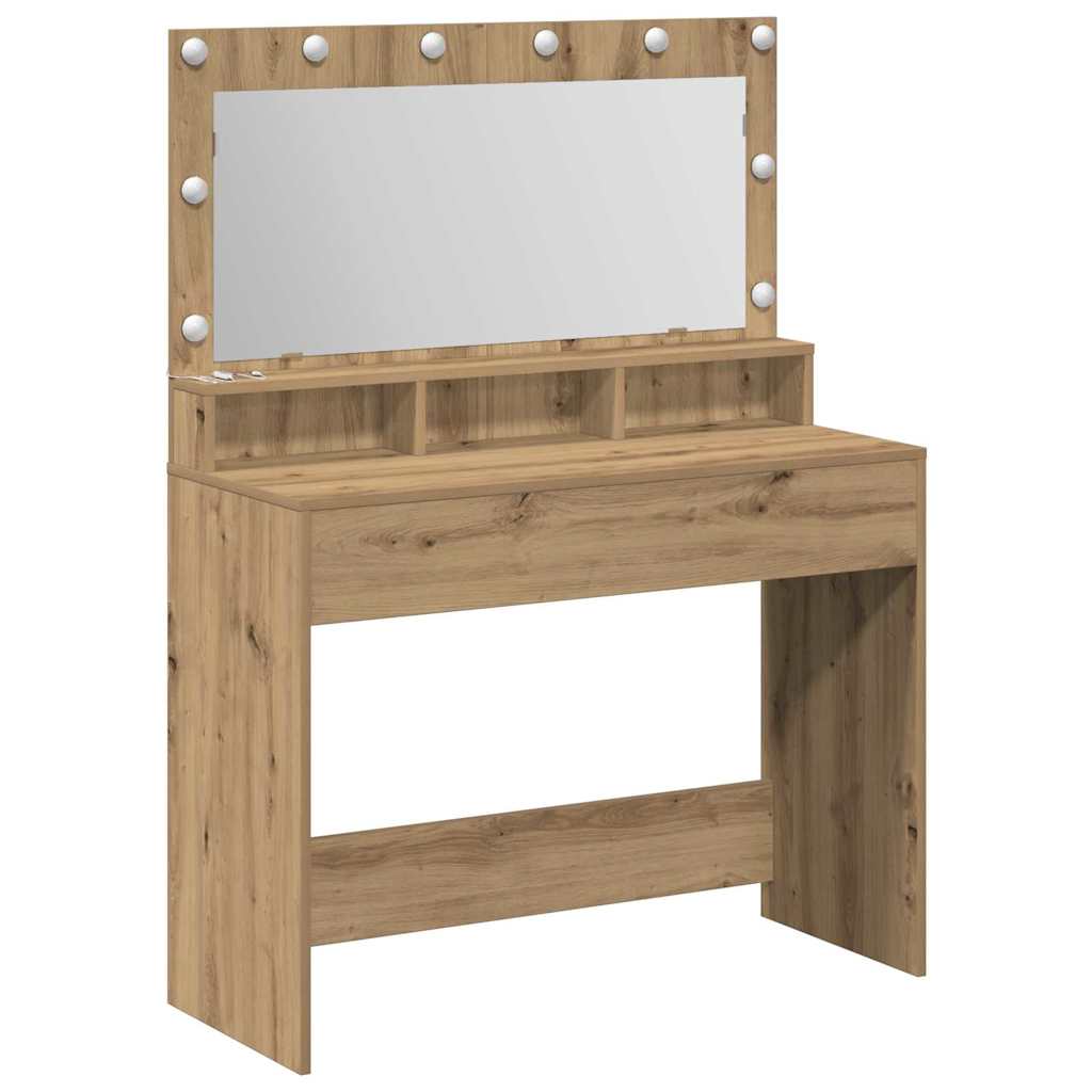 Tavolo da Trucco Rovere artigianale 100 x 41 x 135 cm