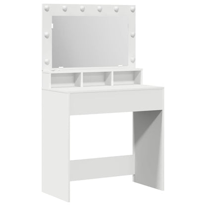 Tavolo da Trucco Bianco 75,5 x 41 x 135 cm Legno multistrato