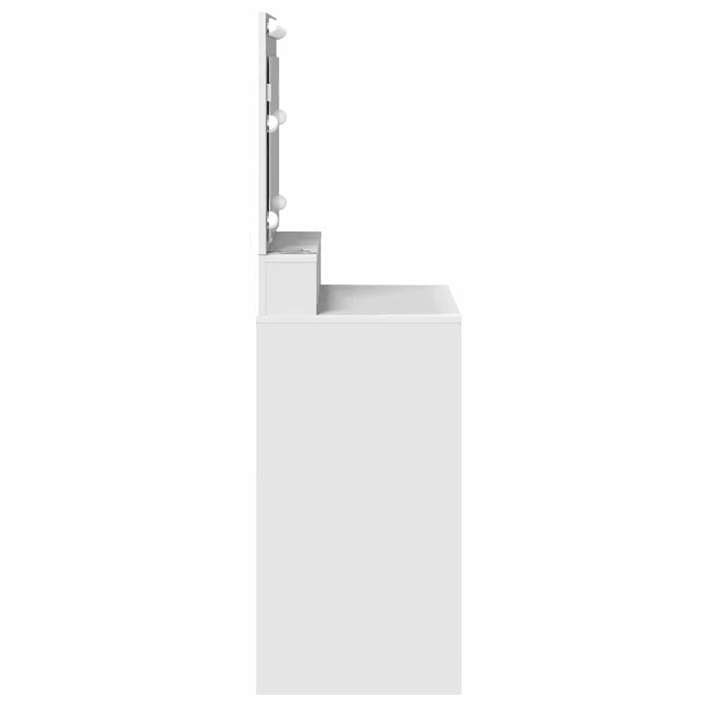 Tavolo da Trucco Bianco 75,5 x 41 x 135 cm Legno multistrato