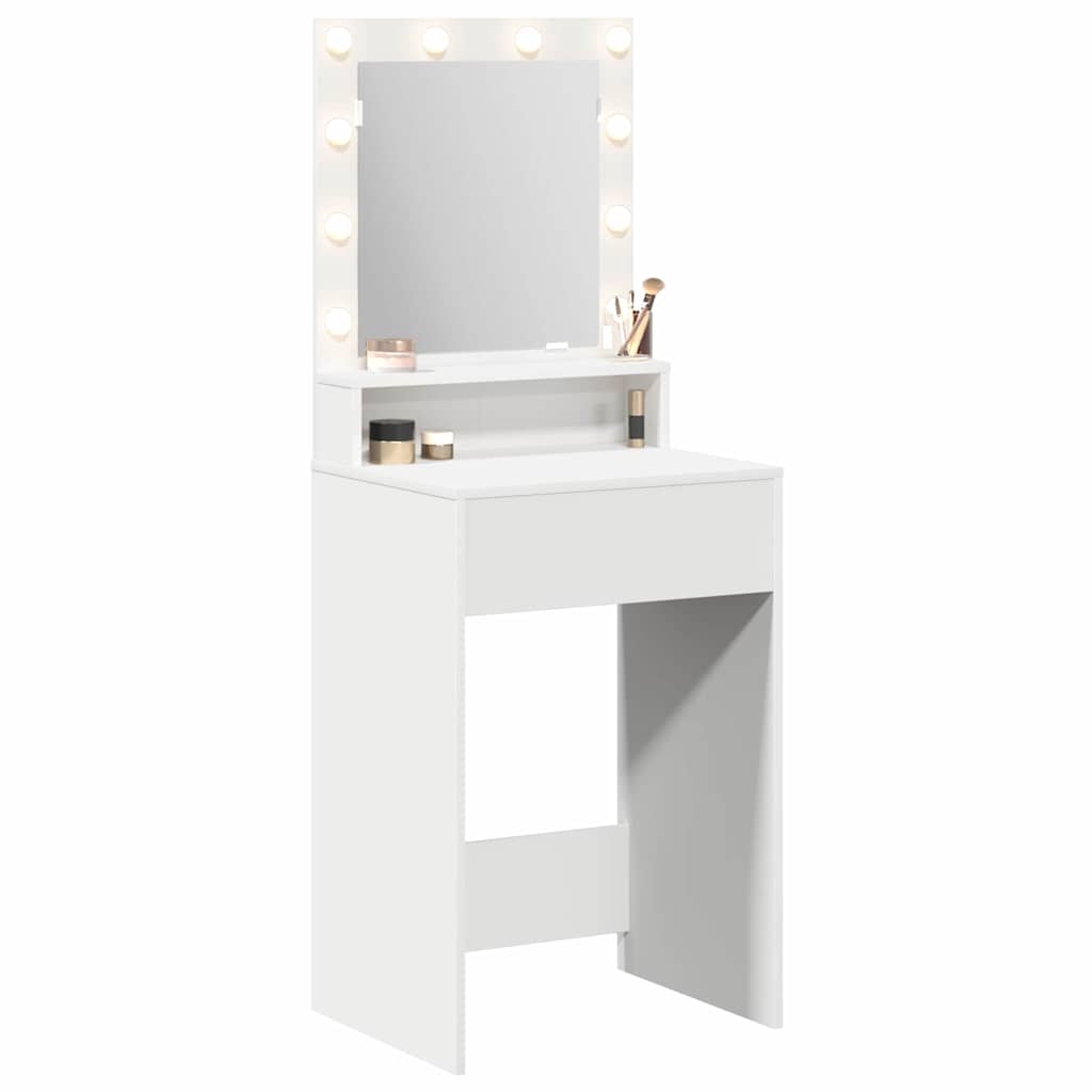 Tavolo da Trucco Bianco 50 x 41 x 135 cm Legno multistrato