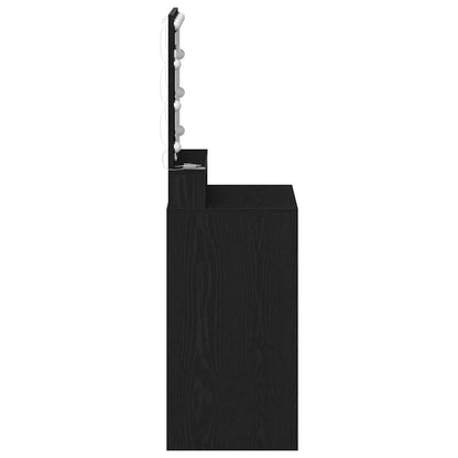 Tavolo da Trucco Rovere Nero 50 x 41 x 135 cm Legno multistrato