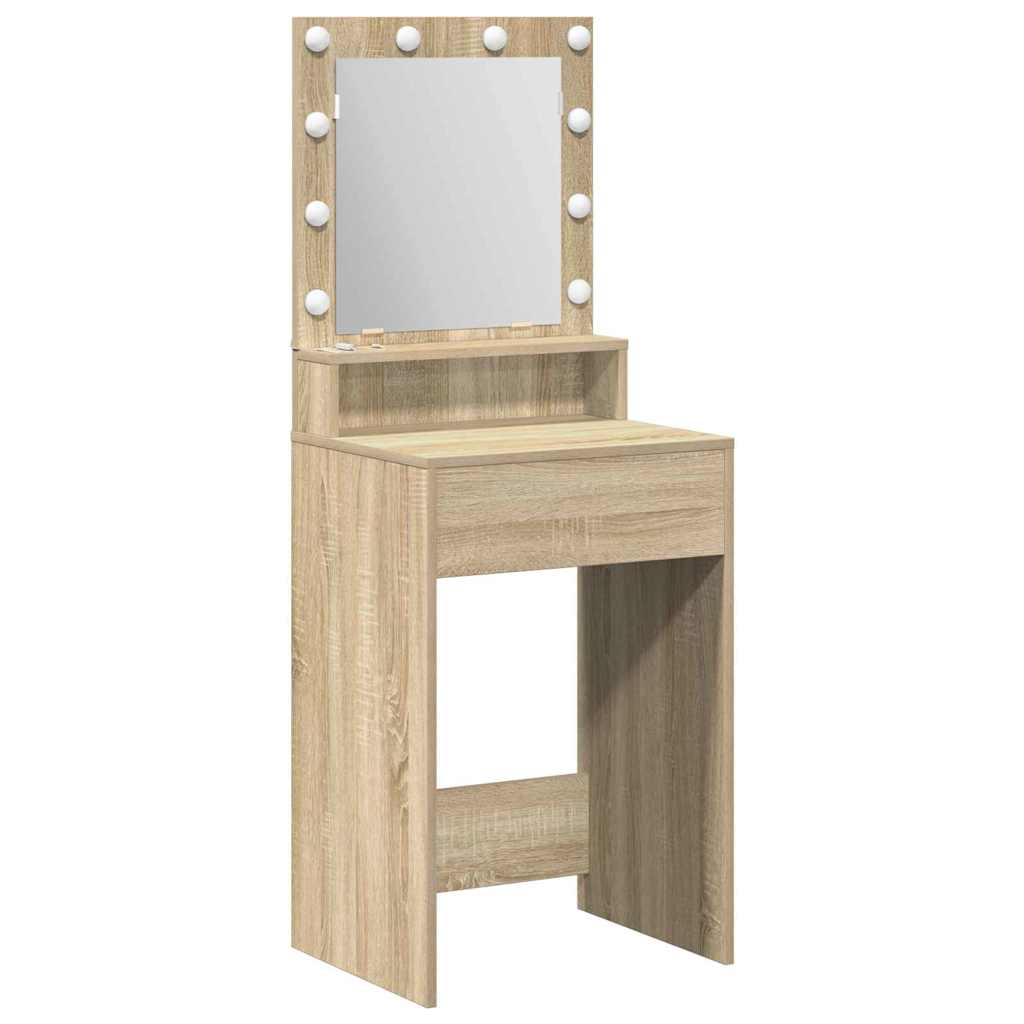 Tavolo da Trucco con lo scaffale Rovere Sonoma 50 x 41 x 135 cm