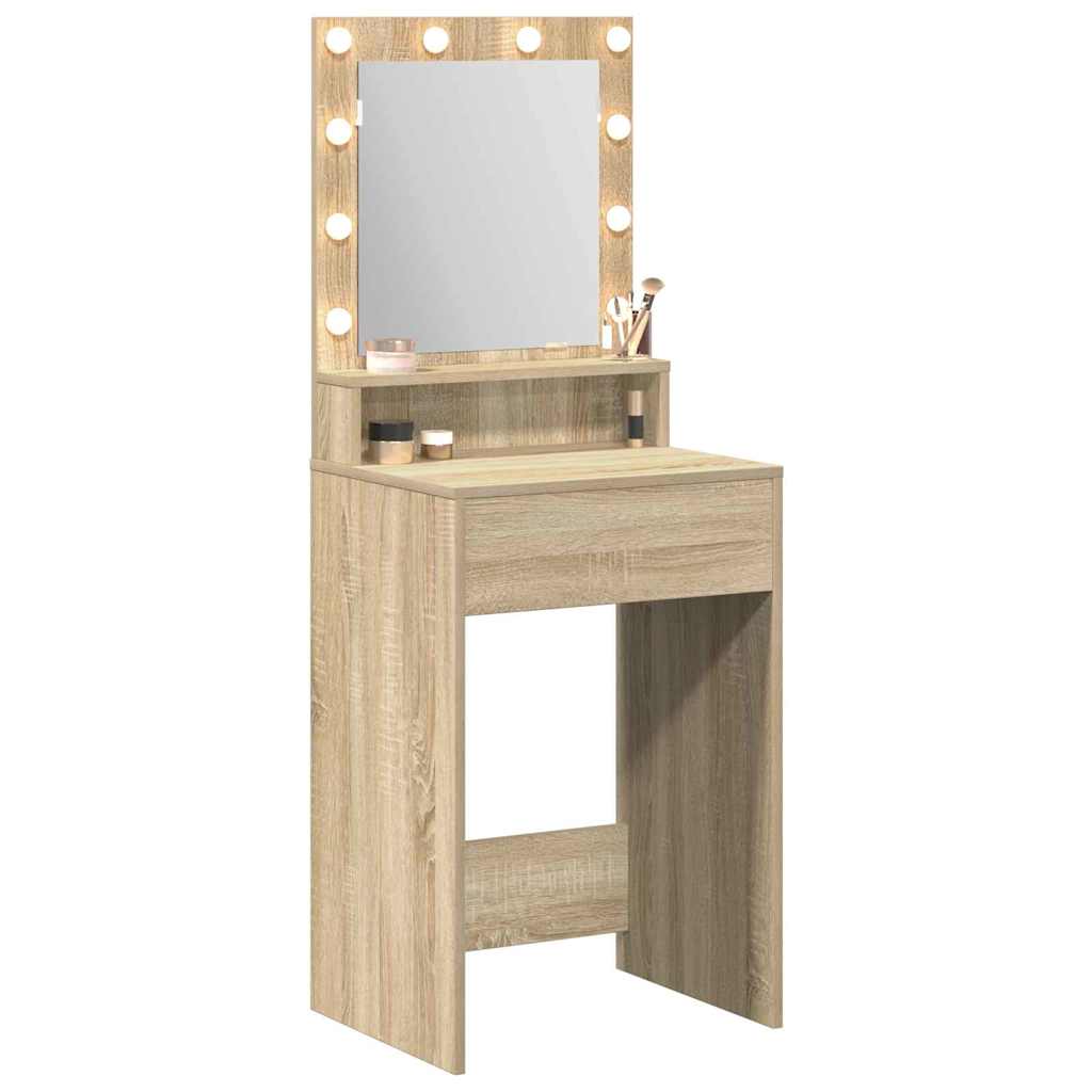 Tavolo da Trucco con lo scaffale Rovere Sonoma 50 x 41 x 135 cm