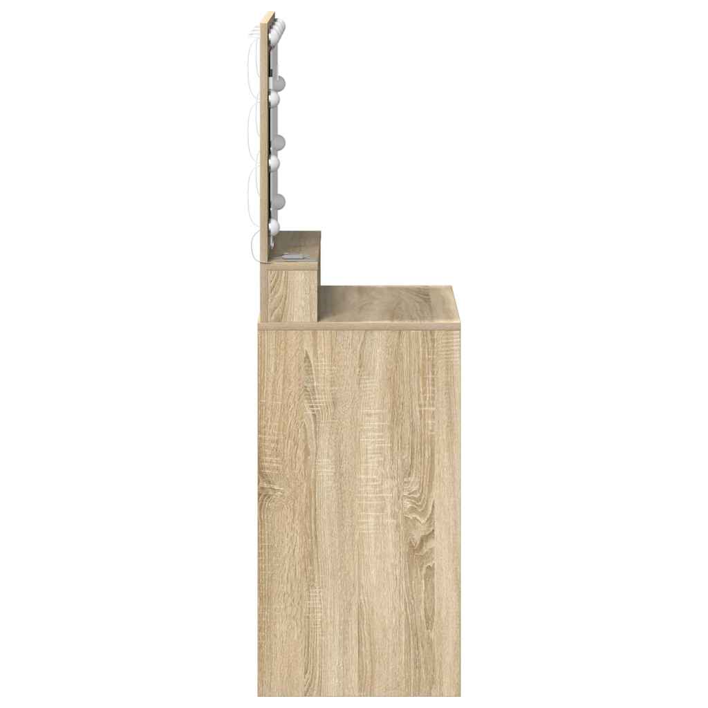 Tavolo da Trucco con lo scaffale Rovere Sonoma 50 x 41 x 135 cm
