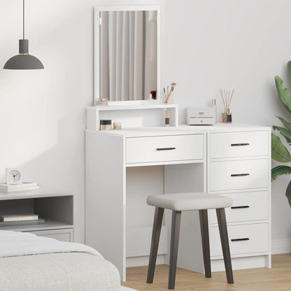 Tavolo da Trucco Bianco 50 x 41 x 140 cm Legno multistrato