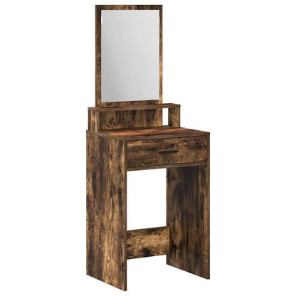 Tavolo da Trucco Rovere fumÃ© 50 x 41 x 140 cm Legno multistrato