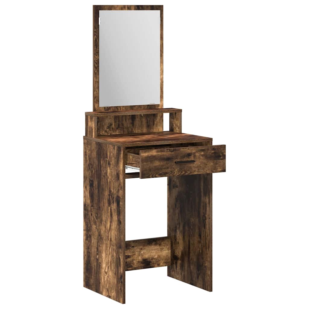 Tavolo da Trucco Rovere fumÃ© 50 x 41 x 140 cm Legno multistrato