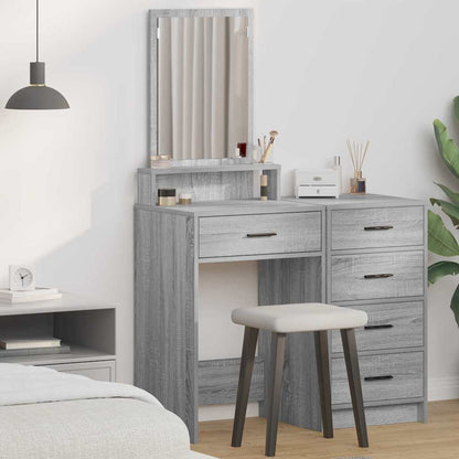 Tavolo da Trucco con cassetto Grigio Sonoma 50 x 41 x 140 cm